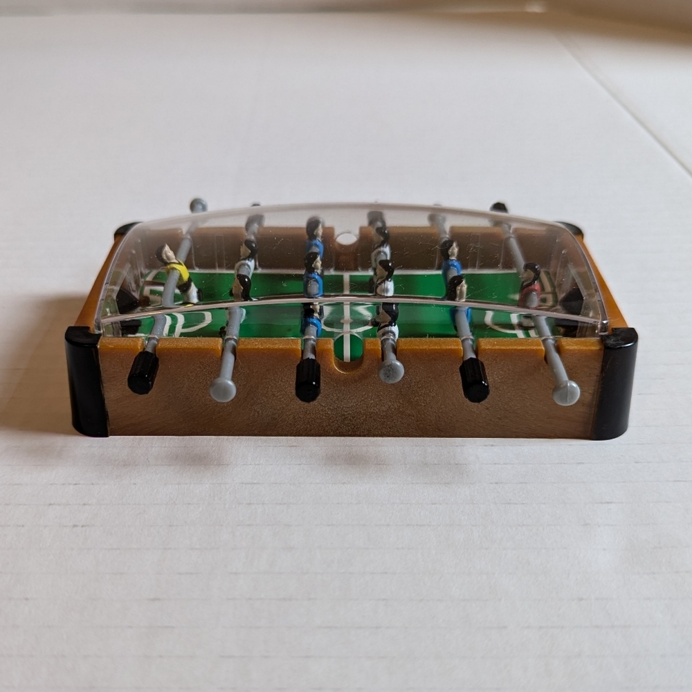 Basic Fun 1997 Take Along Mini Arcade Real Action Pocket Foosball VHTF RARE - Picture 2 of 8
